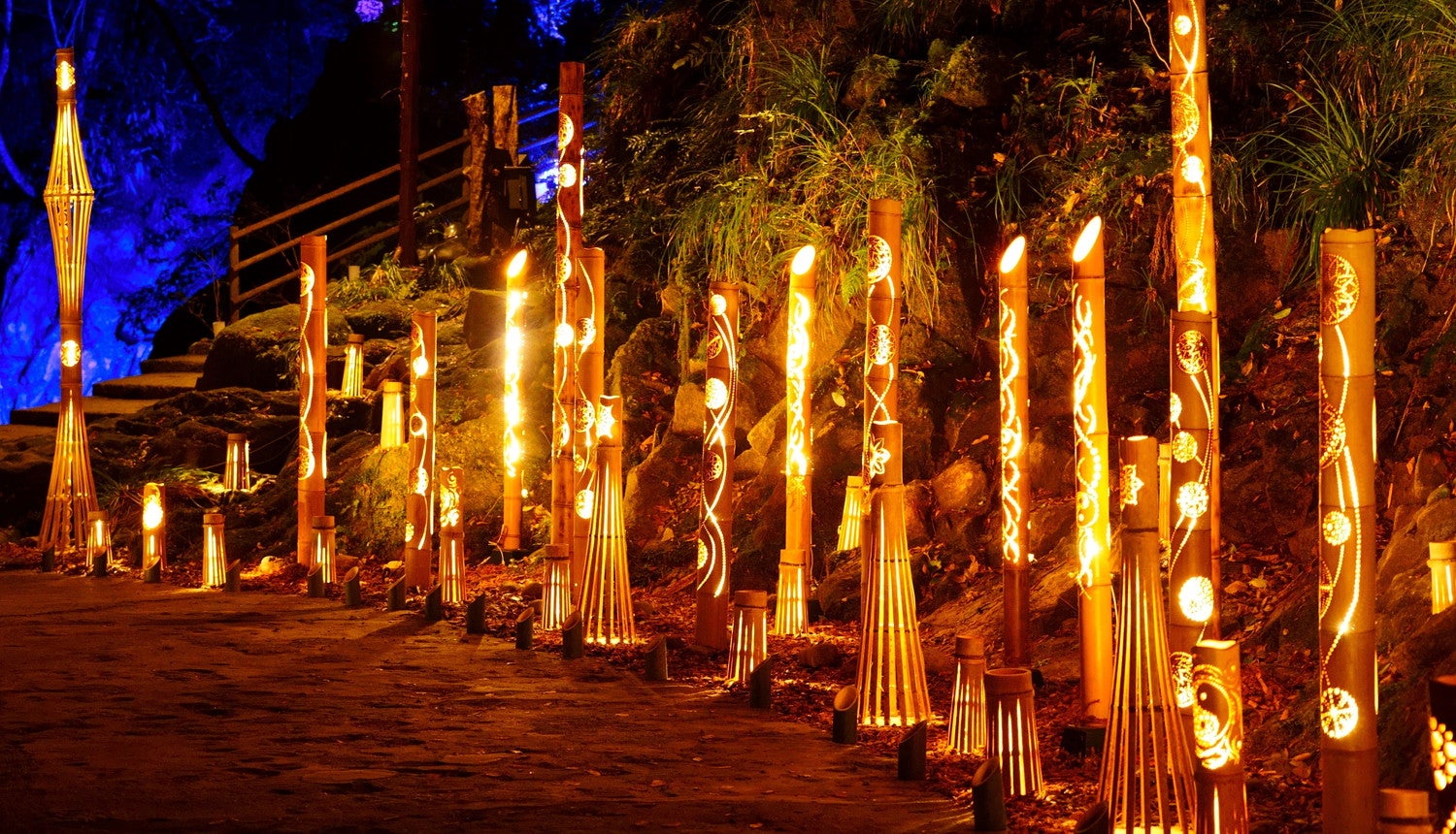 幽玄の竹あかり／提供画像