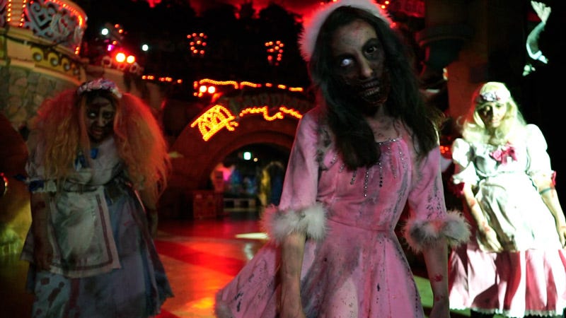 サンリオピューロで人気の“ゾンビナイト”再び 傷メイク体験やホラーフードも