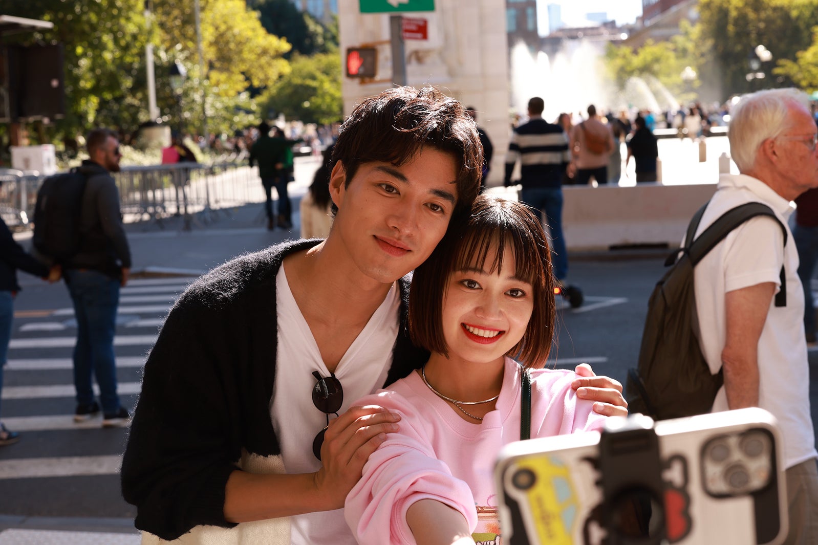 福山翔大、吉本実憂「恋愛ドラマな恋がしたい in NEW YORK」最終話（C）AbemaTV, Inc.