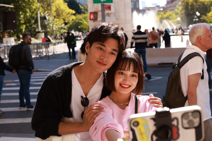 福山翔大、吉本実憂「恋愛ドラマな恋がしたい in NEW YORK」最終話(C)AbemaTV, Inc.