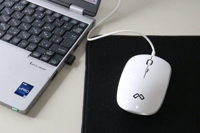 USB有線マウス　使用例