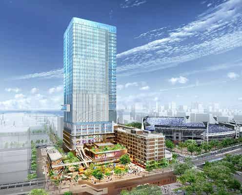 横浜・関内駅前の複合開発、2026年オープン 商業・星野リゾートのホテル・ライブビューイング整備