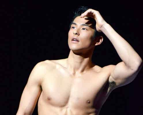 肉体美に歓声　日本一の美男を競った水着審査「第1回ミスター・ジャパン」