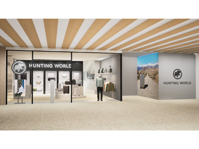 ハンティングワールド 4月、大阪に関西旗艦店 デサントと協業商品も