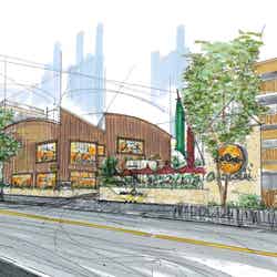 日本第一号店「アランチーノ 大阪」店舗イメージ/画像提供:イデア