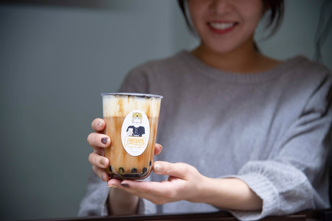 黒糖でトラ柄を表現／画像提供：FUWA