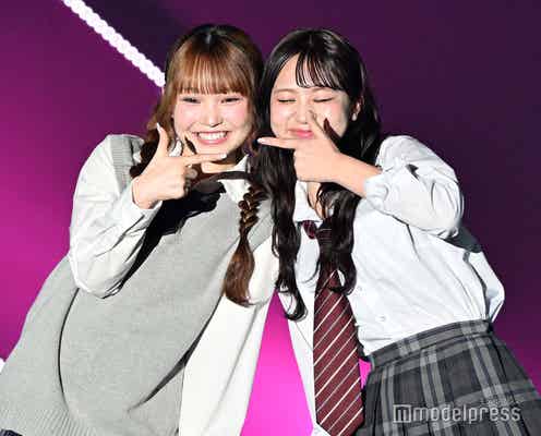 「今日好き」相塲星⾳&代⽥萌花、腕組みランウェイに歓声 制服姿でスタイル輝く【TGC teen ICHINOSEKI 2025】