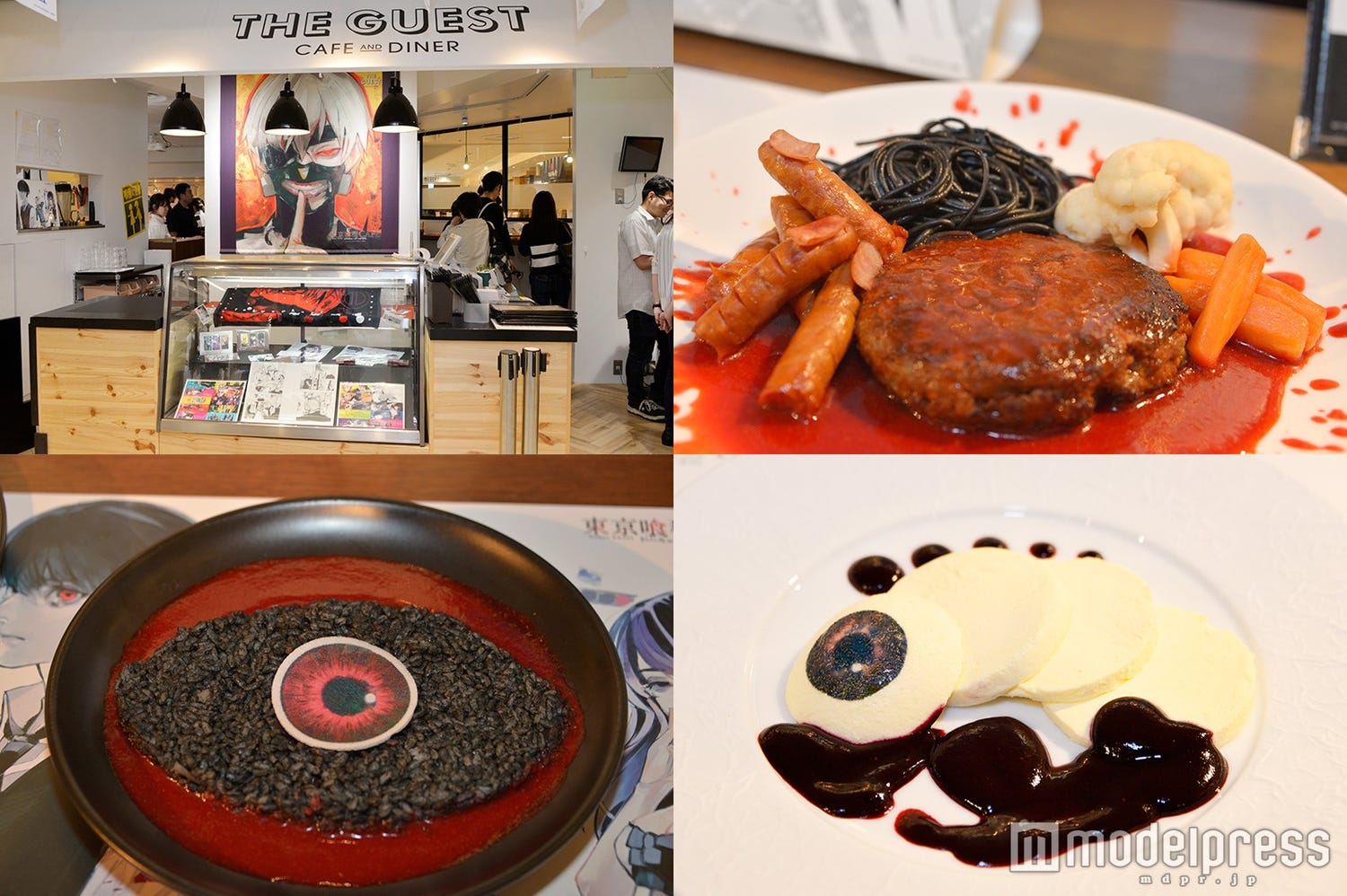 「東京喰種CAFE」隻眼、指、目玉…リアルすぎるメニューに震える 映画の衣装展も同時開催