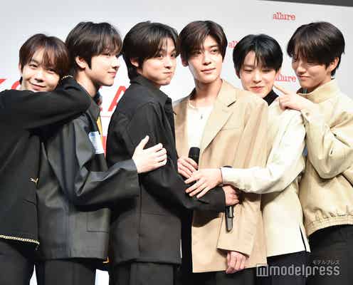 NCT WISH、“くっつきポーズ”披露 今の願いも発表「健康」「野菜もいっぱい食べる」【ALLURE K-BEAUTY FAIR in TOKYO】