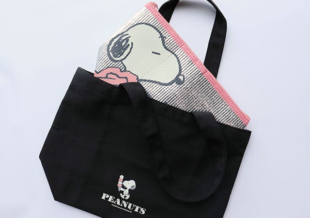 SPRiNG　7月号　付録　通常号　増刊号　スヌーピー　トートバッグ　保冷ポーチ