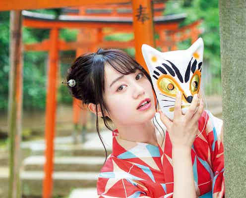 声優・伊藤美来、浴衣で新たな一面 神社で女子力アップ