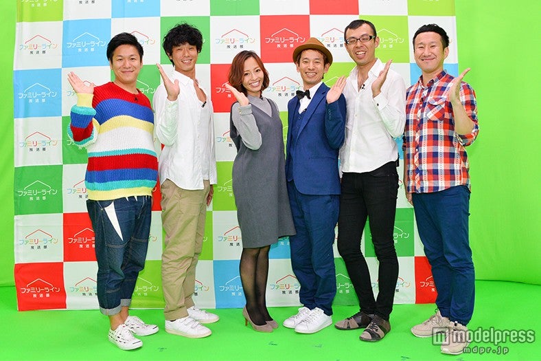 （左から）川島章良、庄司智春、小森純、タケト、高木晋哉、池谷和志