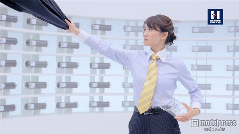 大島優子／テレビCM第2弾「男前クールビズ」篇より