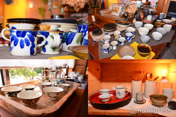 素敵な食器&茶器がたくさん(C)モデルプレス