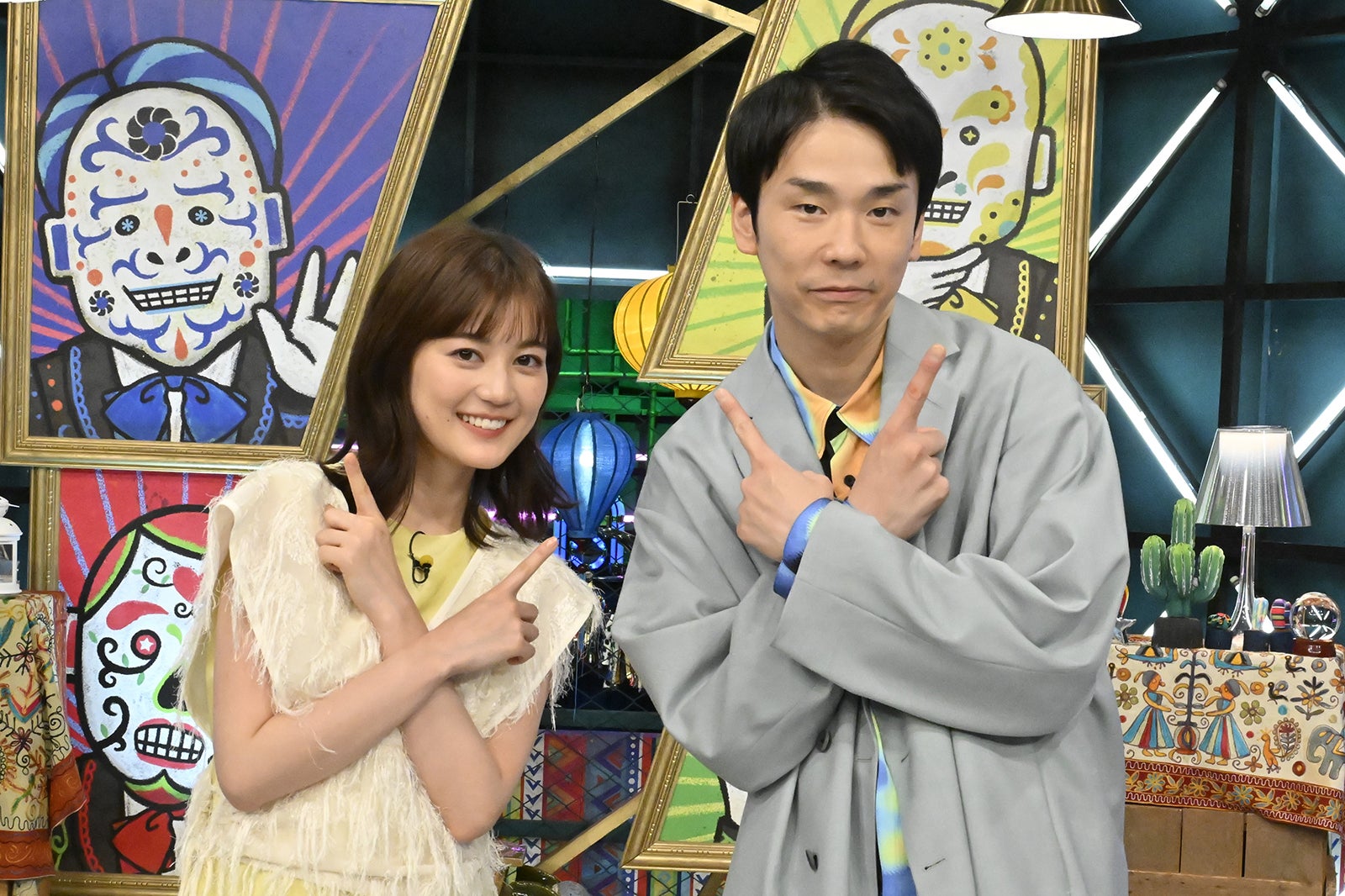 生田絵梨花、‎濱家隆一（C）日本テレビ