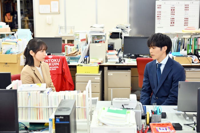 吉岡里帆、松坂桃李「御上先生」第6話(C)TBS