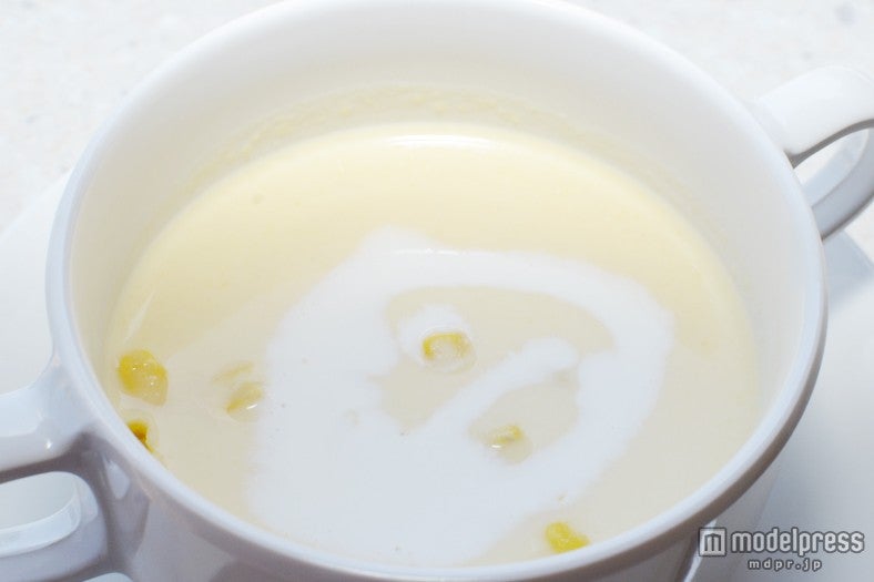 冷製コーンクリームスープ