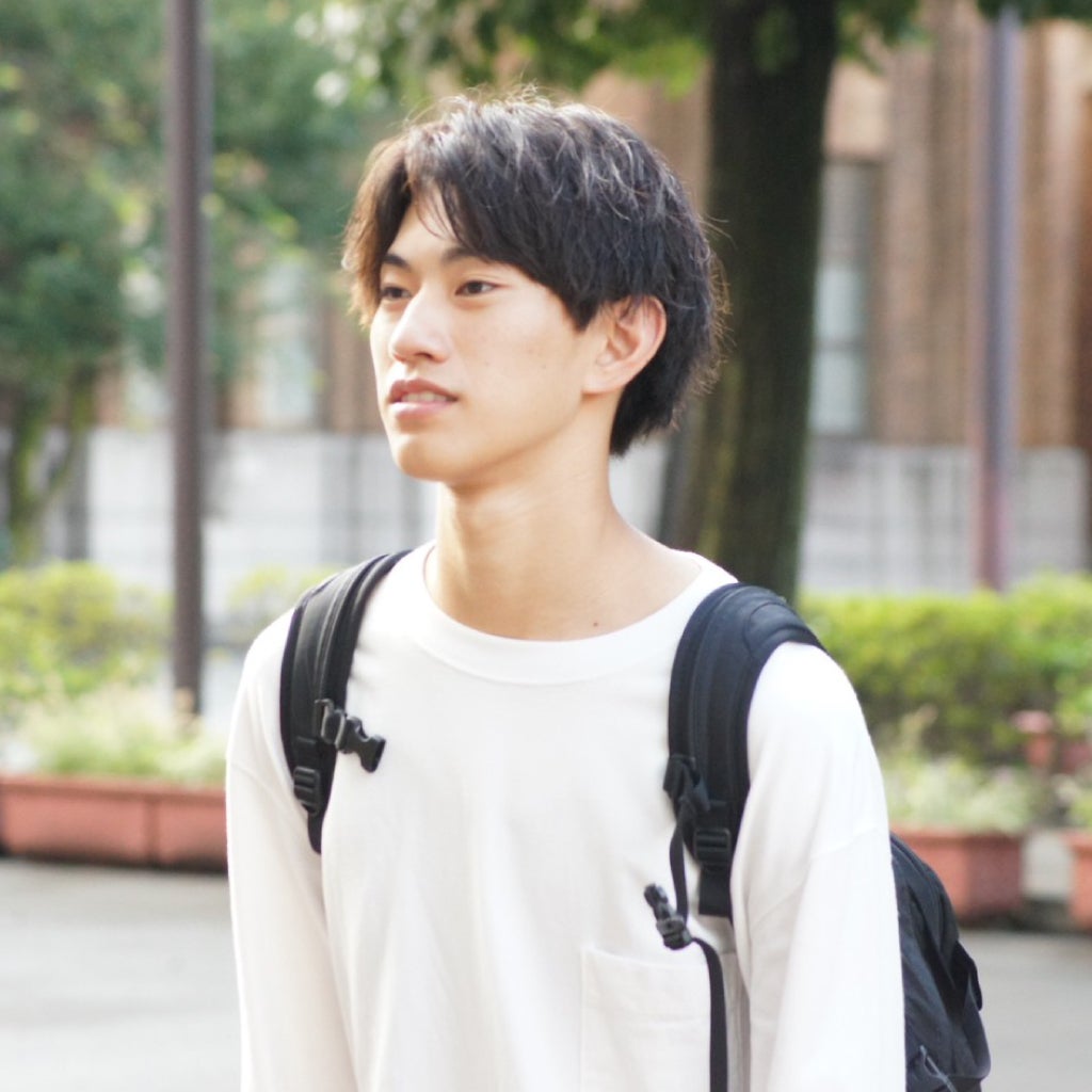 拓殖⼤学3年　若⽊悠⽣（提供写真）