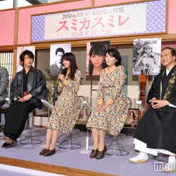 （左より）町田啓太、及川光博、桐谷美玲、松坂慶子、小日向文世（C）モデルプレス