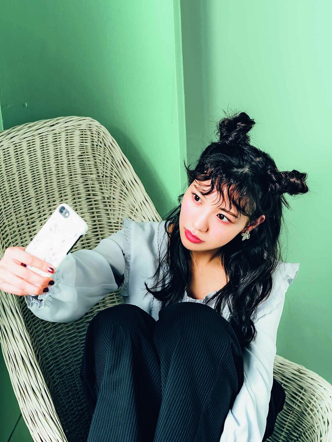 河田陽菜／「bis」2019年3月号より（写真提供：光文社）