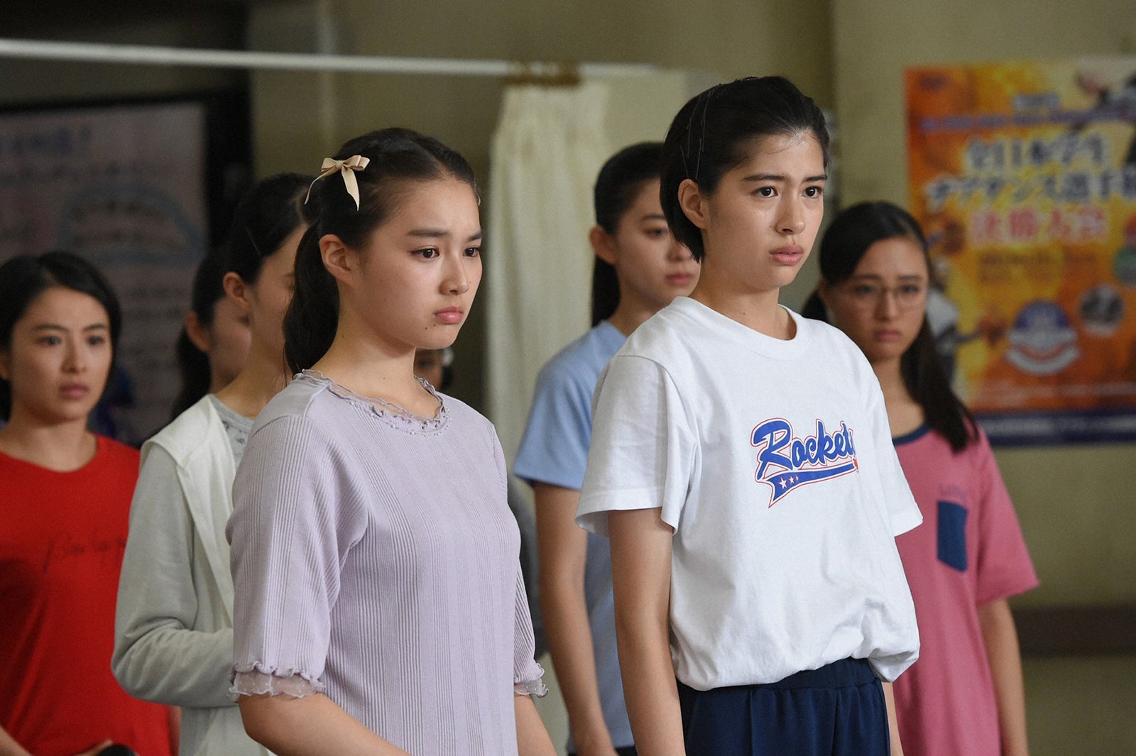 箭内夢菜、佐久間由衣／「チア☆ダン」第9話より（C）TBS