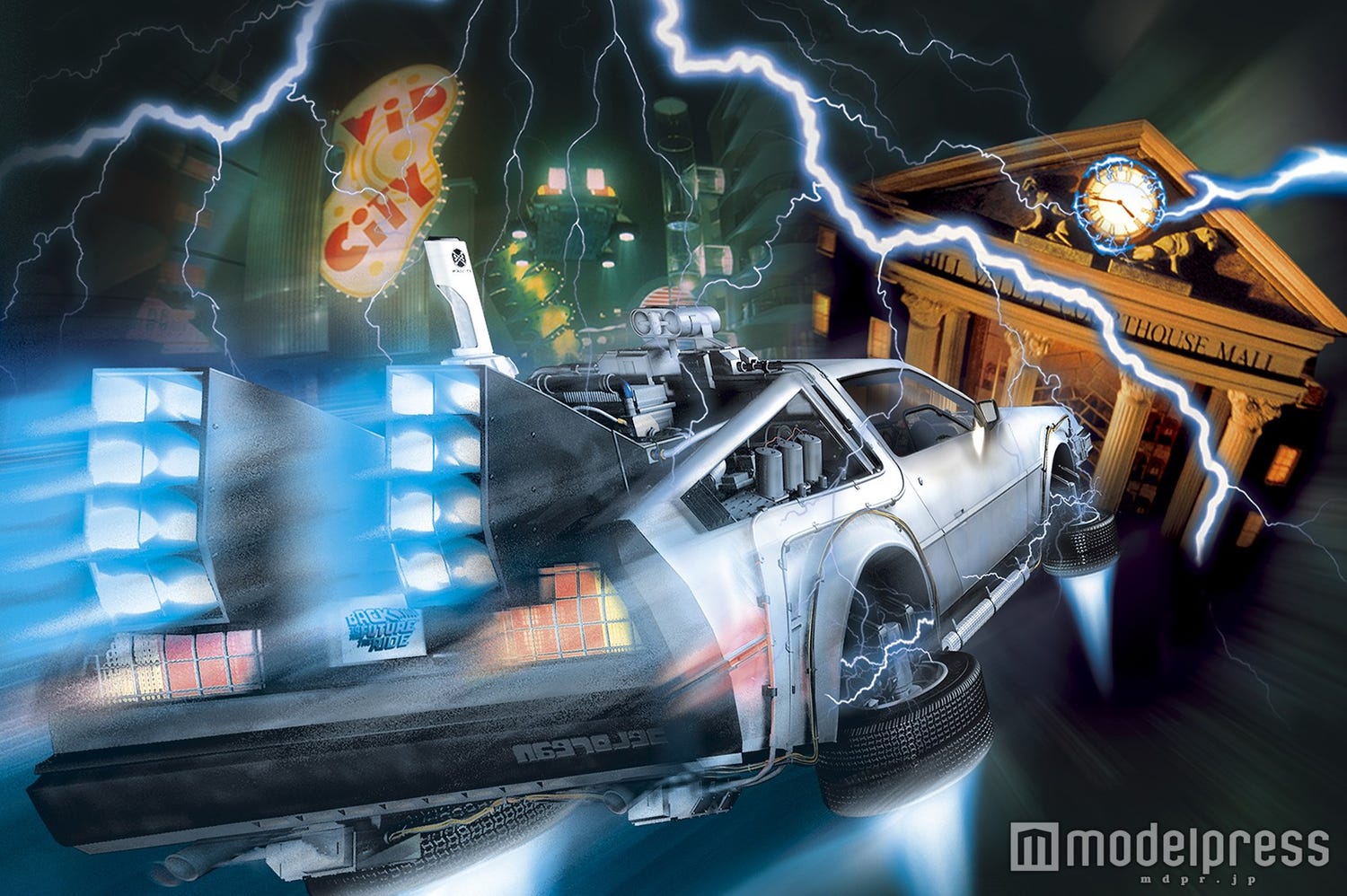 USJ「バック・トゥ・ザ・フューチャー」アトラクション終了