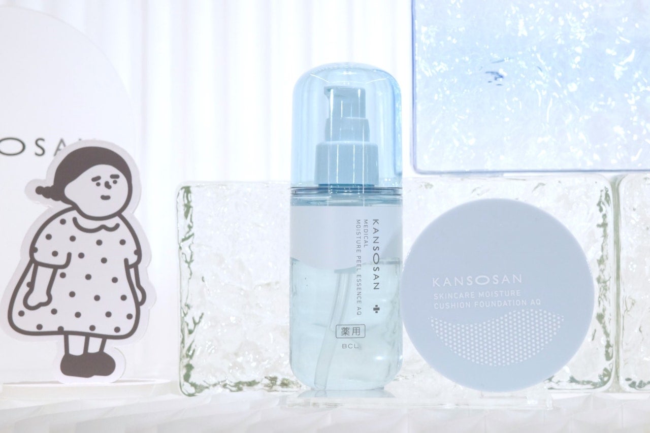 乾燥さんからふき取り美容液とクッションファンデが登場！ 乾燥による毛穴落ちをブロック。うるおいツヤ肌に