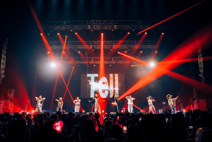<ONE OR EIGHT 1st LIVE TOUR -GATHER- FINAL in JAPAN>/Photo by Norito Ohazama