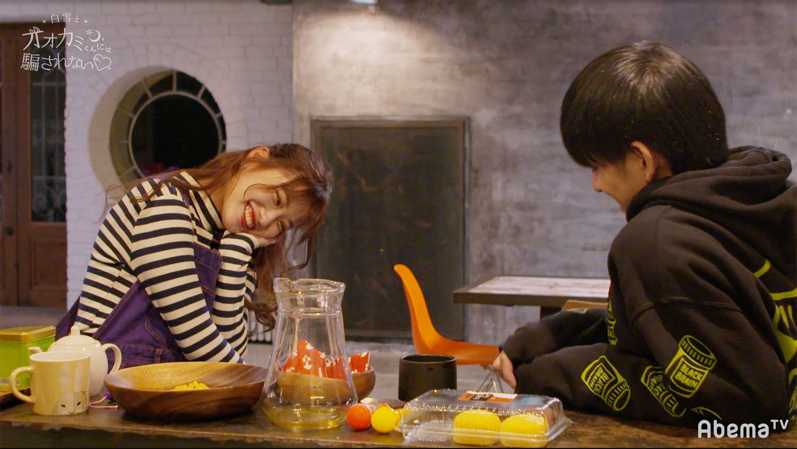 古田愛理、さなり／「白雪とオオカミくんには騙されない」（C）AbemaTV