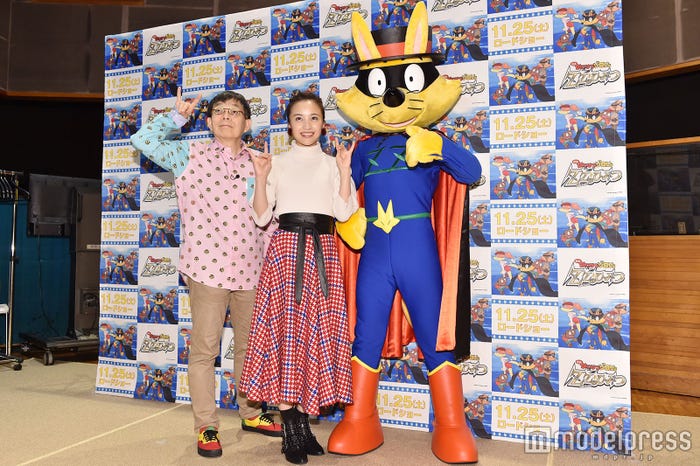 原ゆたか氏、百田夏菜子、ゾロリ (C)モデルプレス