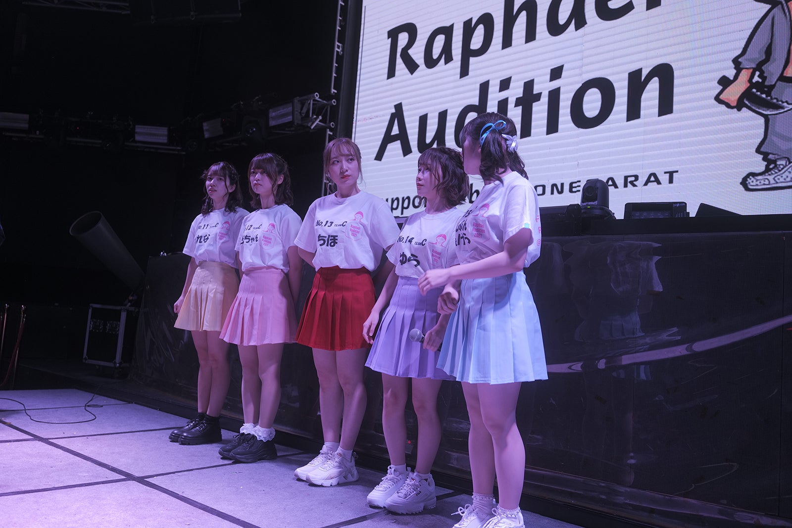 「ラファエルプロデュースアイドル」最終審査より（提供写真）