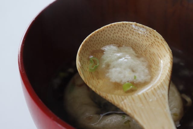 ダイソー　最中海藻スープ