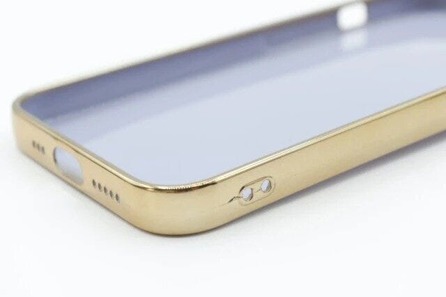 ダイソー　メタリックスマホケース（リング付、14）　ストラップホール