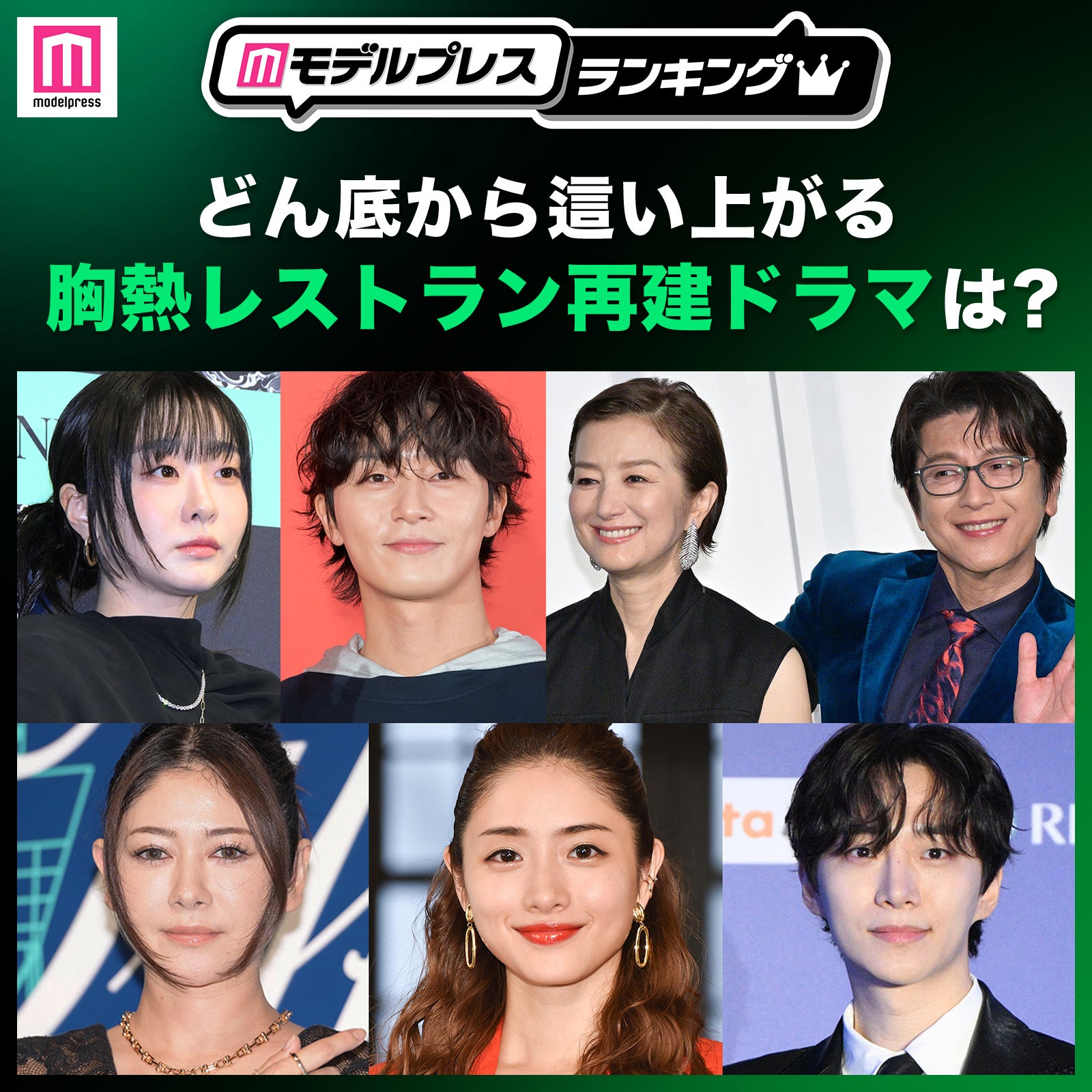 ＜投票受付中＞あなたが思う“どん底から這い上がる「胸熱レストラン再建ドラマ」”といえば？【モデルプレスランキング】
