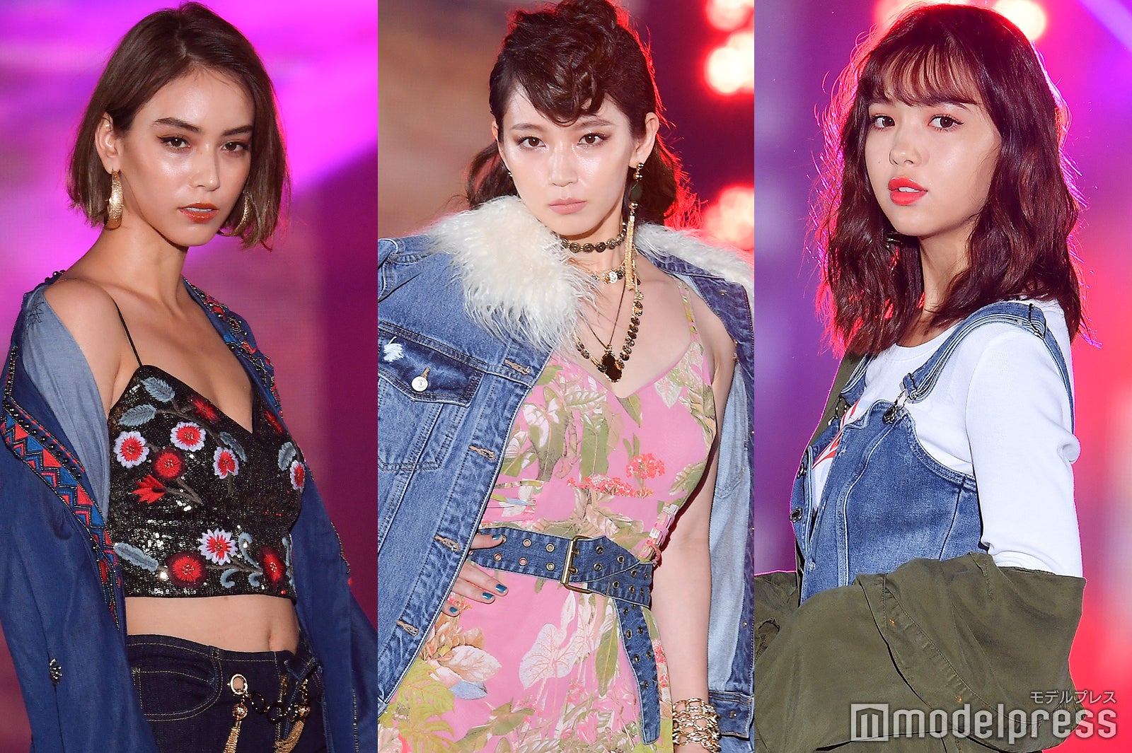 滝沢カレン、吉岡里帆、藤田ニコル（C）モデルプレス
