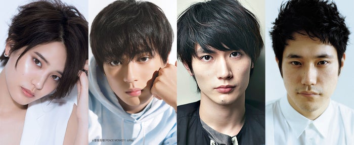 (左から)山崎紘菜、新田真剣佑(C)曽根将樹(PEACE MONKEY)(C)Ray、三浦春馬、松山ケンイチ(提供写真)