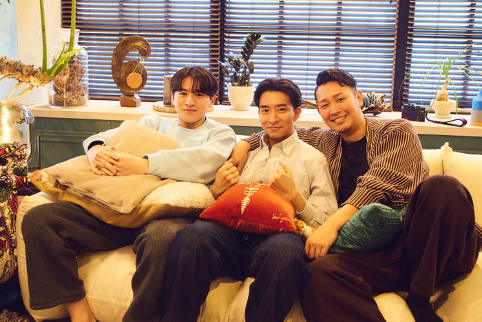 リュウキ、ボミ、カズユキ「ボーイフレンド」シーズン2(C)Netflix