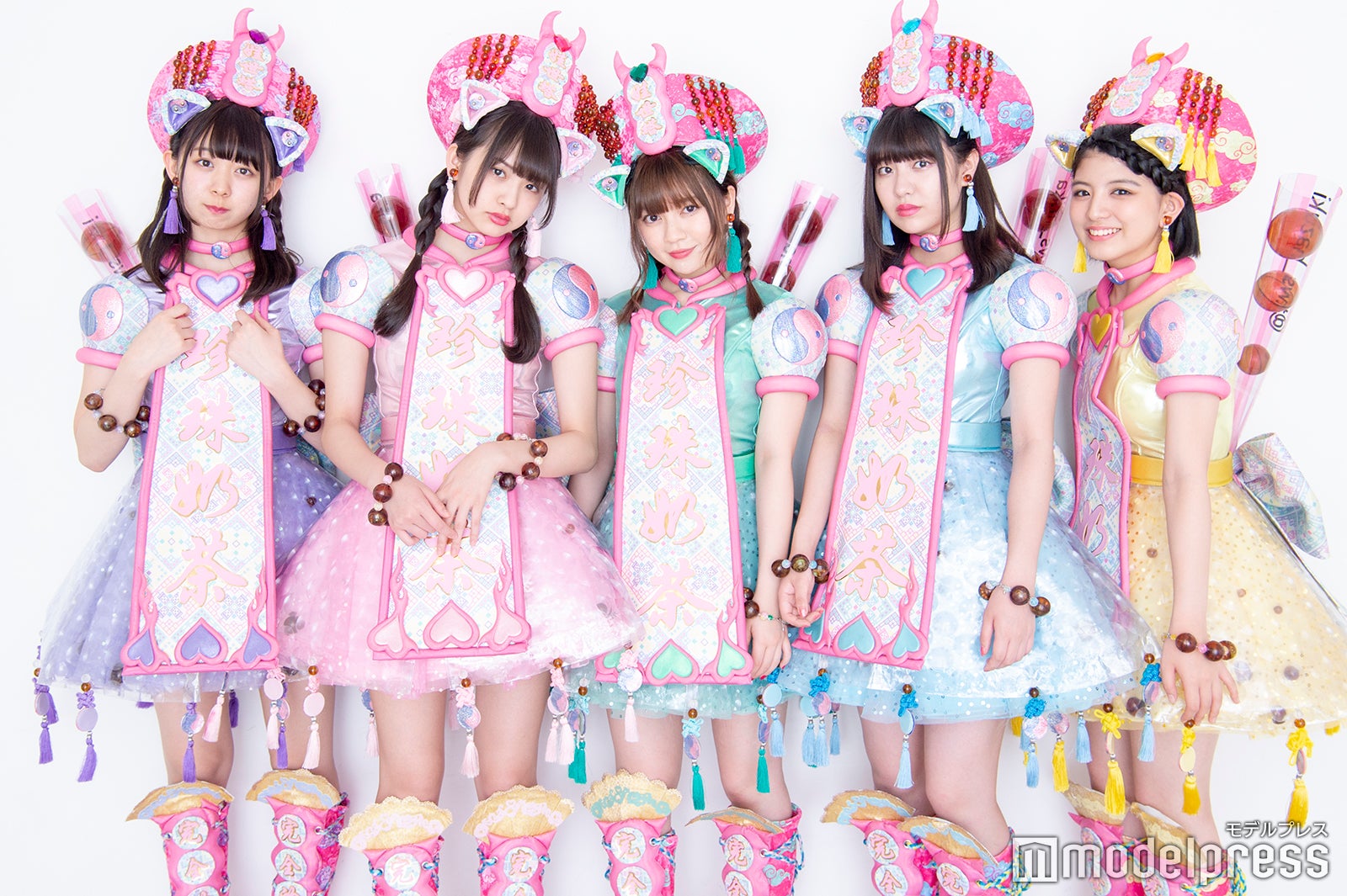 わーすた（左から）松田美里、三品瑠香、廣川奈々聖、小玉梨々華、坂元葉月（C）モデルプレス