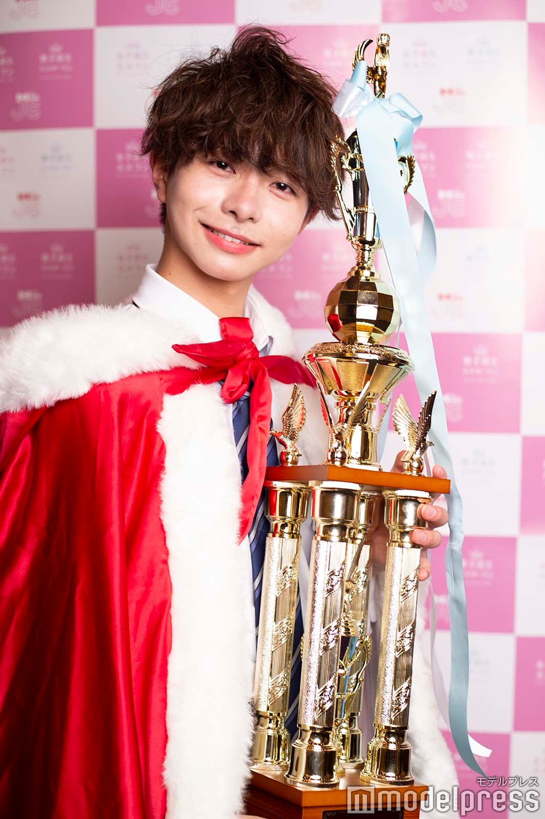 松本仁／男子高生ミスター出場時の様子（C）モデルプレス