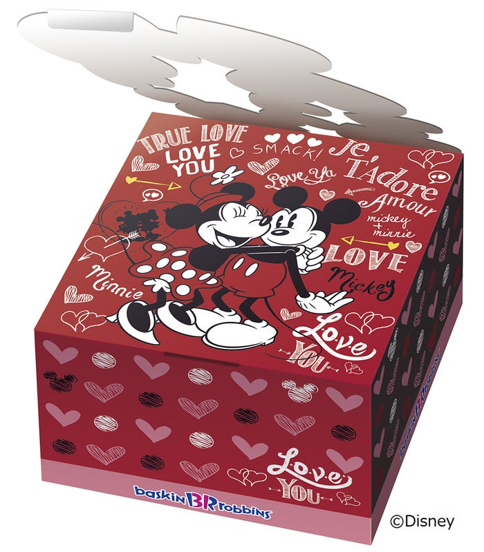 ミッキー&ミニー ハートボックス(C)Disney
