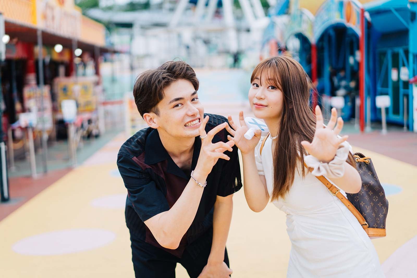 Sean、YUNA「彼とオオカミちゃんには騙されない」（C）AbemaTV, Inc.