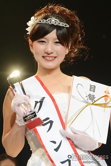 「Miss of Miss CAMPUS QUEEN CONTEST 2015」グランプリの立命館大学3年の山際友里奈さん【モデルプレス】
