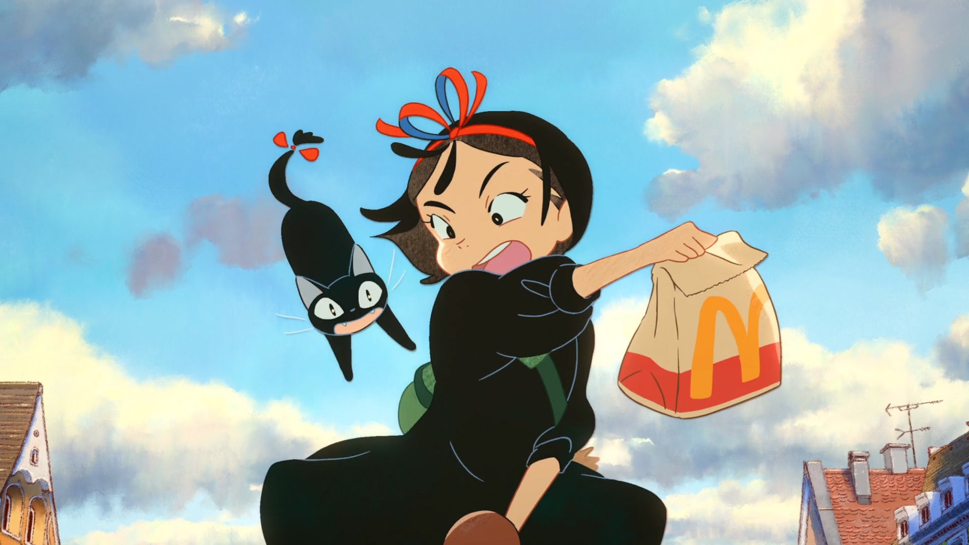 マクドナルド「魔女の宅急便」コラボレーションCM（提供写真）