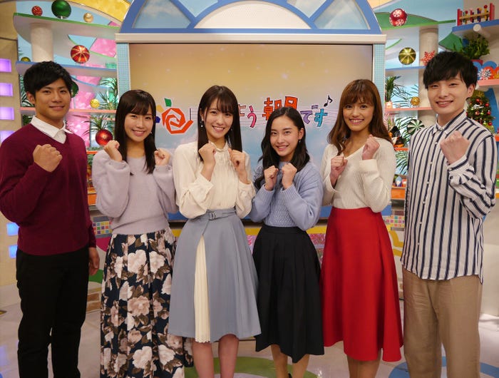 新リポーターの6人(C)ABCテレビ