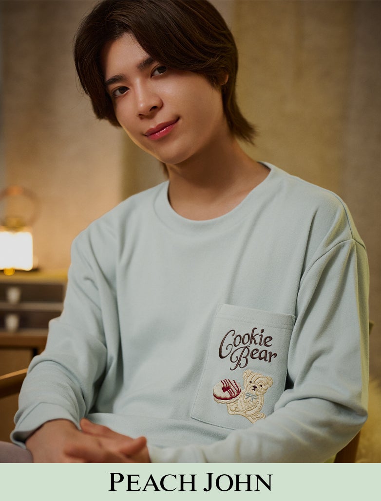 松島聡／「ピーチ・ジョン」冬のWeb動画「恋する、ルームウェア 本当は、いつも一緒にいたい」編より（提供写真）