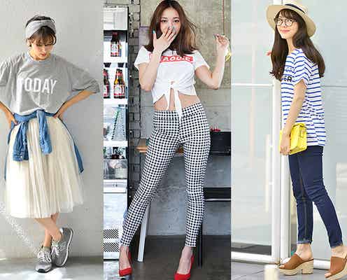 1枚でこなれ感!ゆるカジなら「お目立ちロゴT」にお任せ