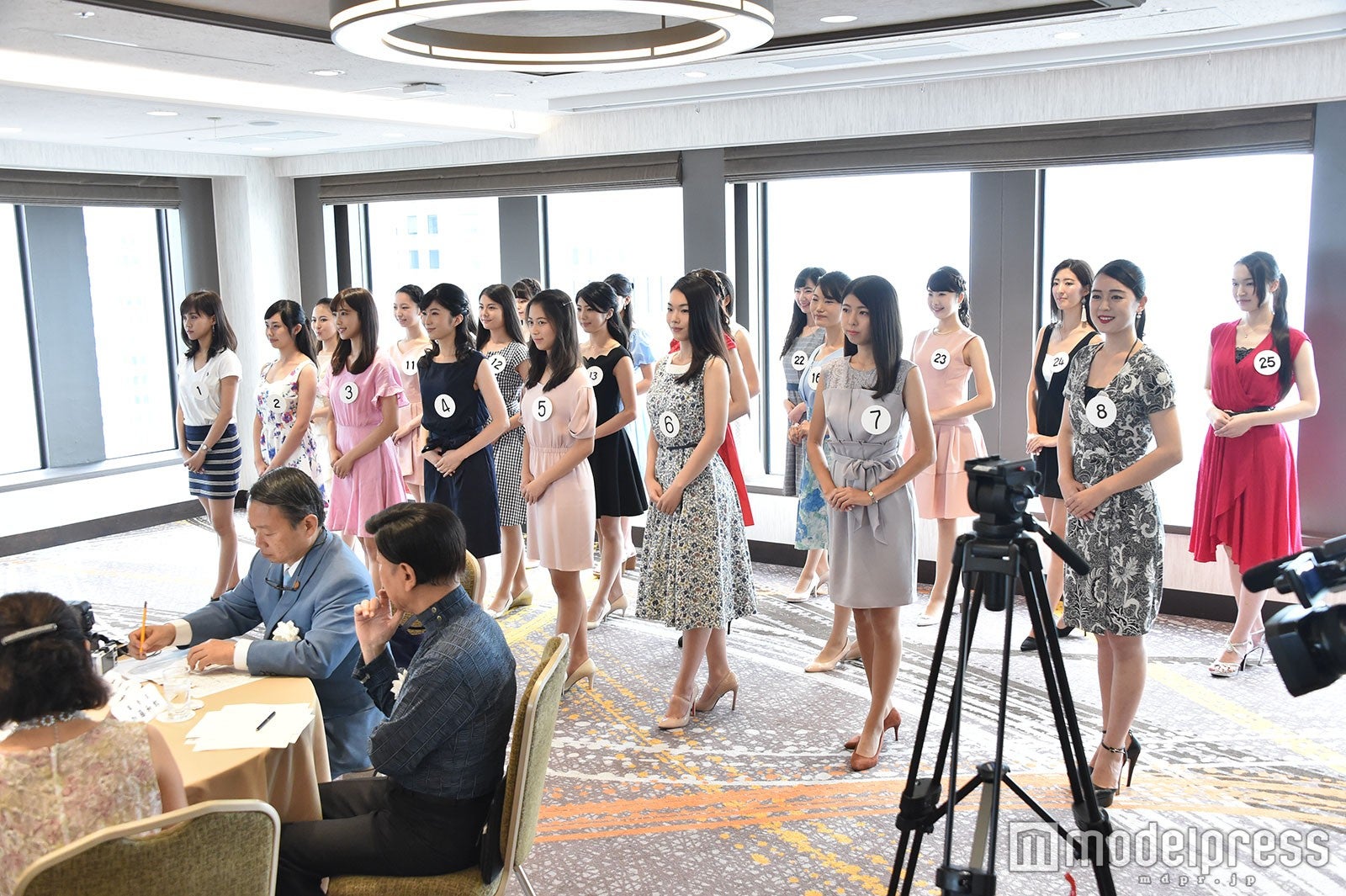 コンテストの様子（C）モデルプレス