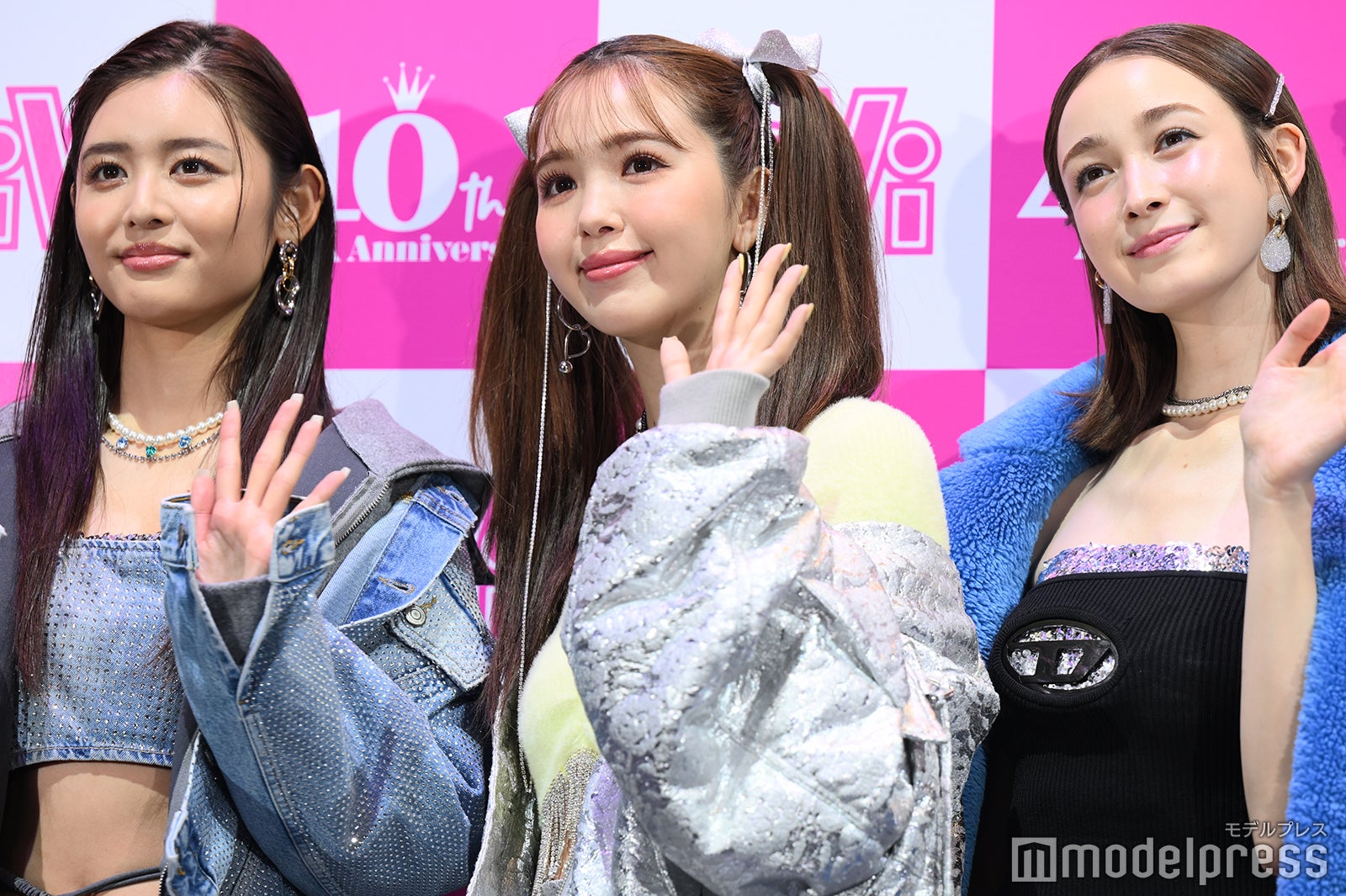 古畑星夏、藤田ニコル、藤井サチ（C）モデルプレス