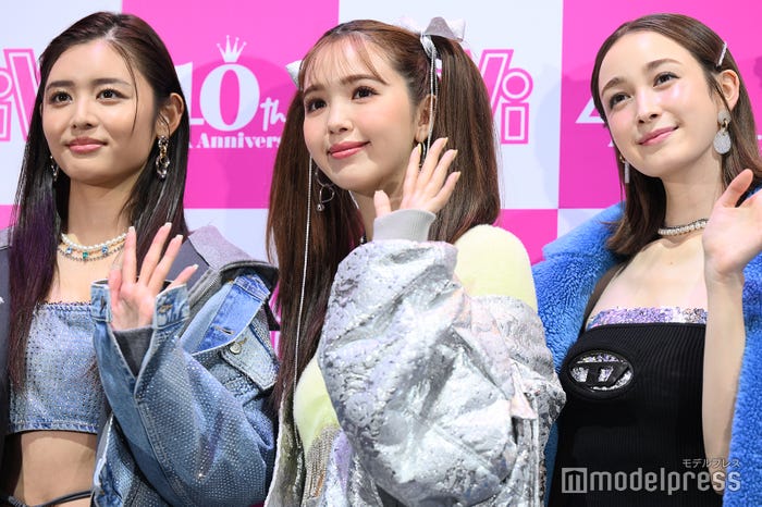 古畑星夏、藤田ニコル、藤井サチ(C)モデルプレス