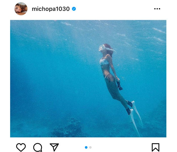 みちょぱ 池田美優 まるで人魚姫のような海中写真に反響 モデルプレス